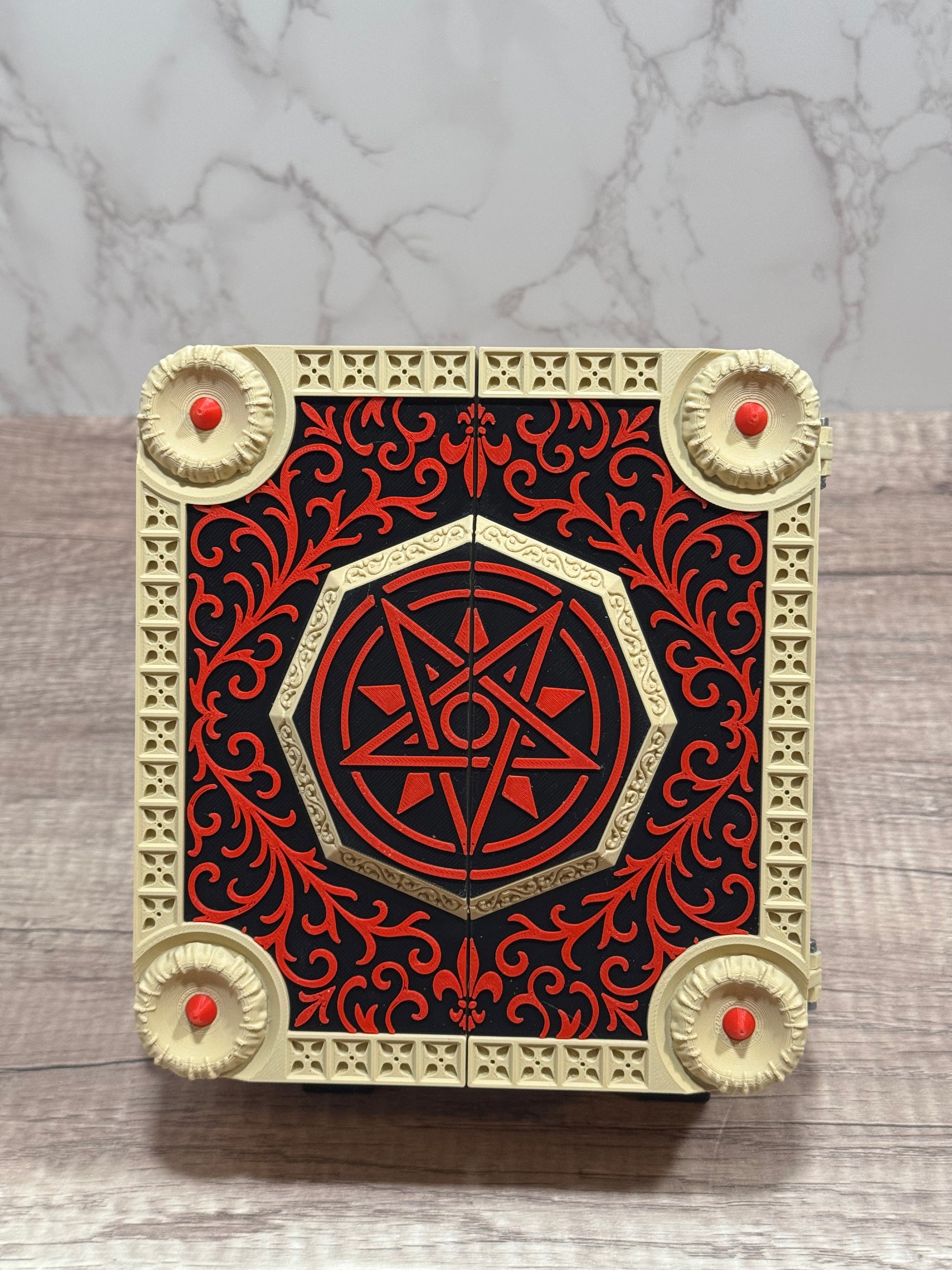 Necromancer Player Box - Scarlet Ossuary colorway